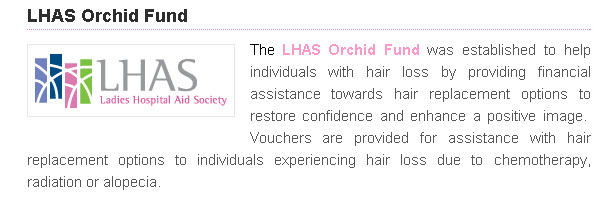 LHAS ladies hospital aid society orchid fund