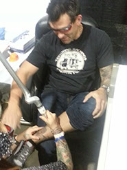 Shane O'Neil, Winner of Spike TVs tattooing competition Ink Master (Season 1), Get a first class laser treatment at Body Beautiful Laser Medi-Spa