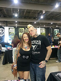 Halo, Winner of Spike TVs tattooing competition Ink Master (Season 4), visits Body Beautiful Laser Medi-Spa.
